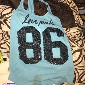 Vs pink oversized tank