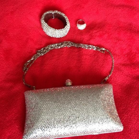 Clutch, bracelet and a ring