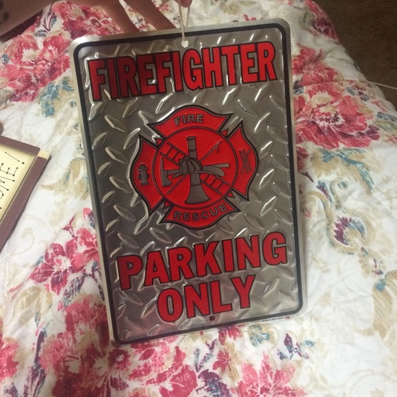 Firefighter sign