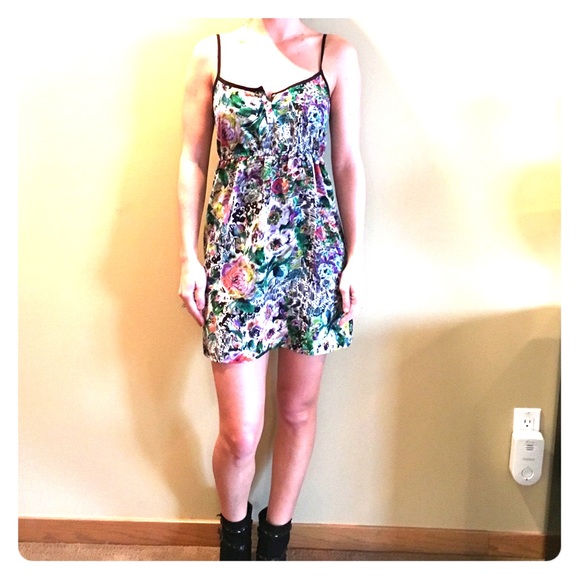 Vibrant floral sundress