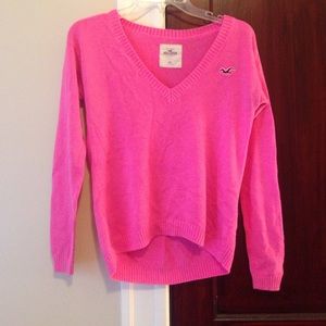 Hot pink Hollister sweater