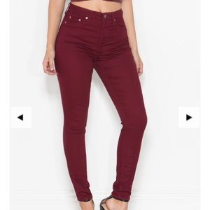 High waisted jegging