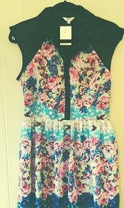 Multicolored Floral Dress