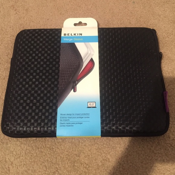 Belkin 13.3" Woven Black Laptop Computer Sleeve