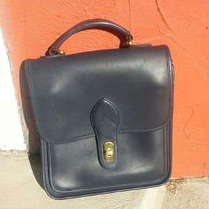 Croft & Barrows' navy, genuine leather