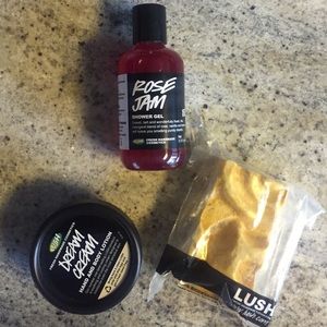 Lush beauty products