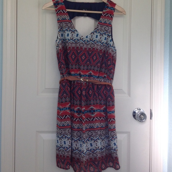 Tribal print dress