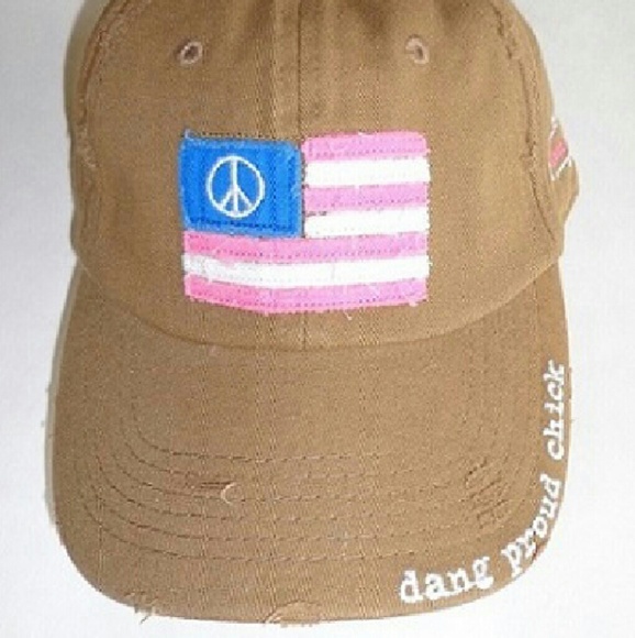 NWT Khaki Dang Proud Chick Baseball hat / Cap
