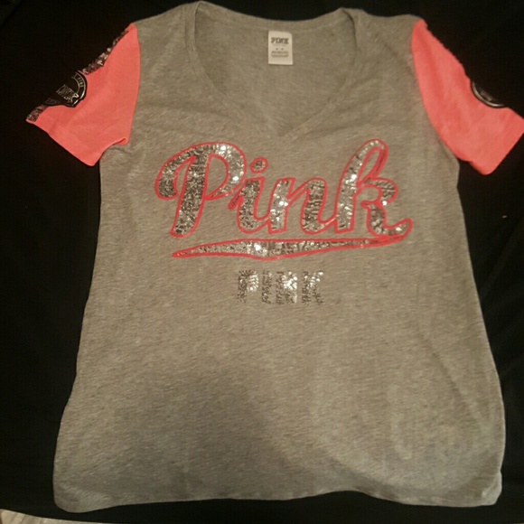 Bling Pink V neck from Victorias Secret