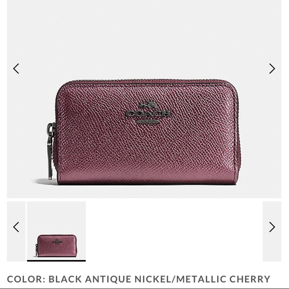 Sold Locally- Brand New *COACH* Dbl Zip Coin Case!