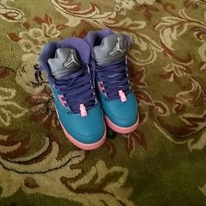 Jordan 5 teal pinks