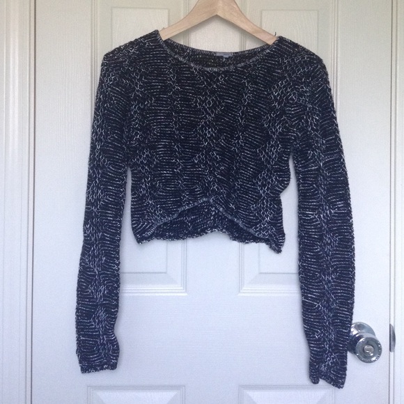 Knit crop sweater