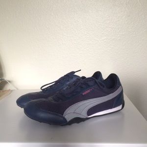 Navy Blue Puma Sneakers