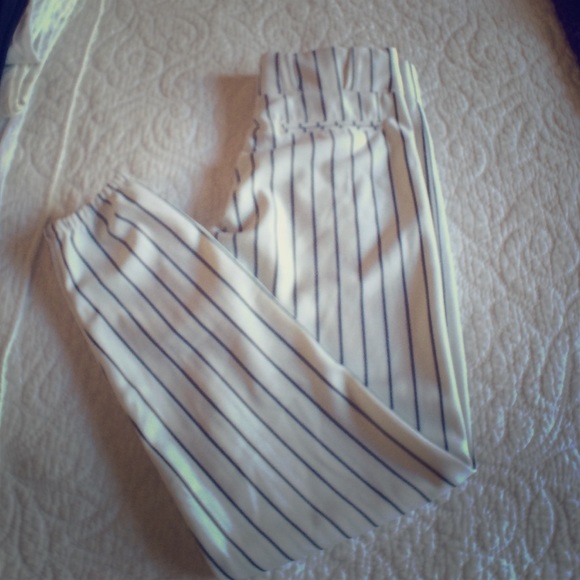Boys/teens pinstripe baseball pants