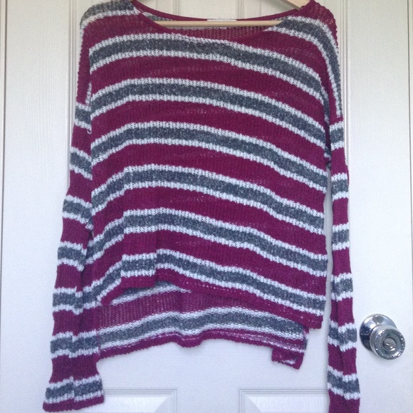 Knit stripe sweater