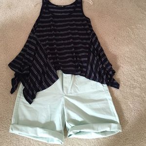 Gap Boyfriend Roll-up Shorts