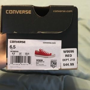 Red Converse Sneakers