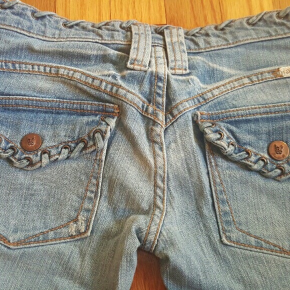 Frankie B. Boot Cut Low Waisted Fashion Jeans - Picture 2 of 4