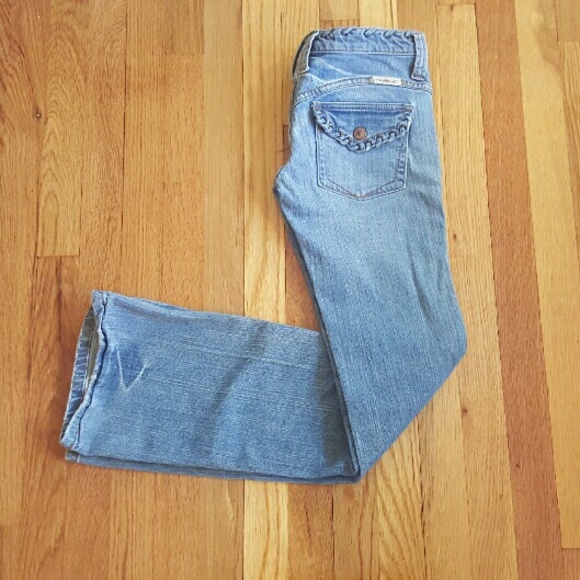 Frankie B. Boot Cut Low Waisted Fashion Jeans - Picture 3 of 4