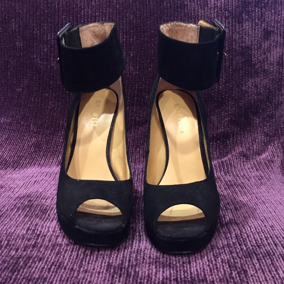 Black suede. Nine West. Size 5.5