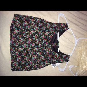 Forever 21 Flower crop top