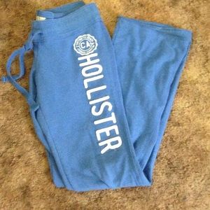 Blue Hollister sweatpants
