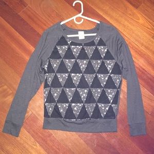 Victoria's Secret Pink grey/galaxy top