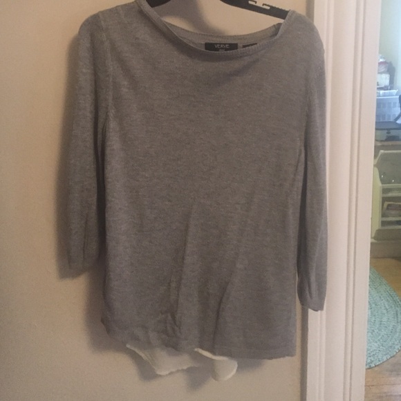 Sweater with open back