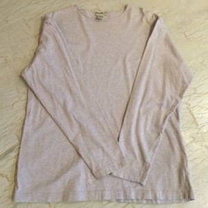 Eddie Bauer Oatmeal Long Sleeve Tee M