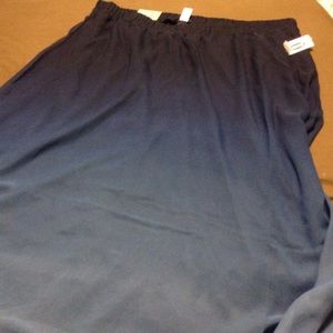 Beautiful Blue Ombré Skirt with 2 tank tops