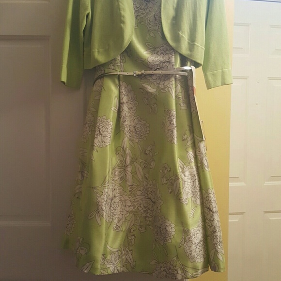 Apple green Jessica Howard NWT dress 8P