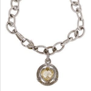 Judith Ripka Heart Charm Bracelet