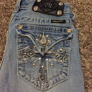 Miss me BOOTCUT size 28 cross pocket