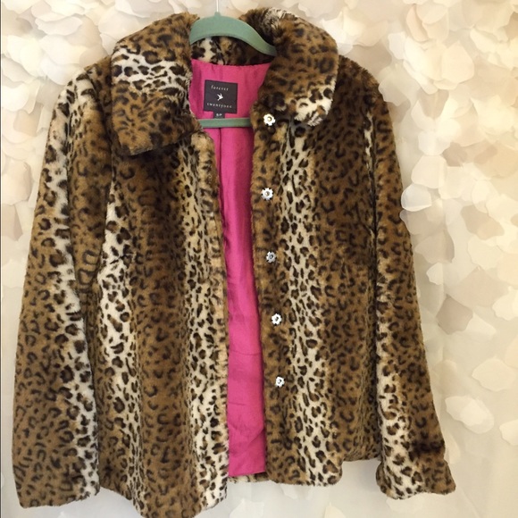 cheetah print coat