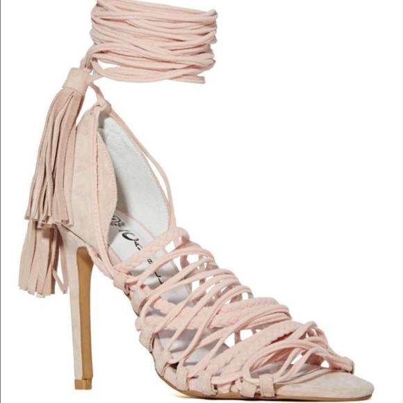 Authentic Jeffrey Campbell Sabra Pink Suede shoes