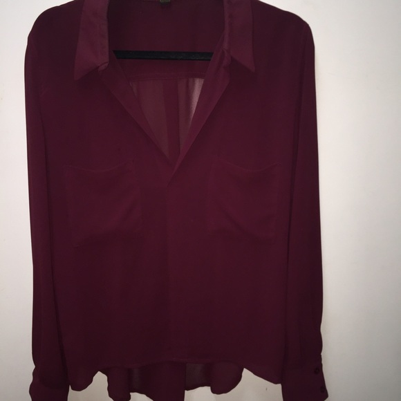 Maroon blouse