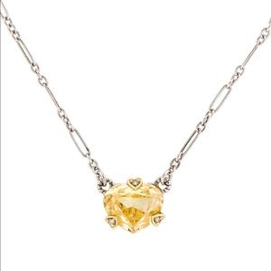 Judith Ripka Canary Crystal and Diamond Necklace