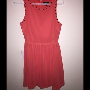 Adorable pink party dress from BEBE