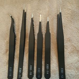 6 New tweezers