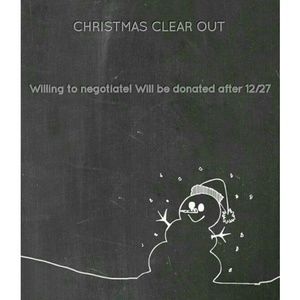 CLOSET CLEAR OUT! ENDS 12/27