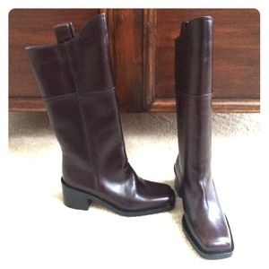 Chanel Dark Brown High Boots