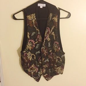 EXPRESS Vintage Floral Vest