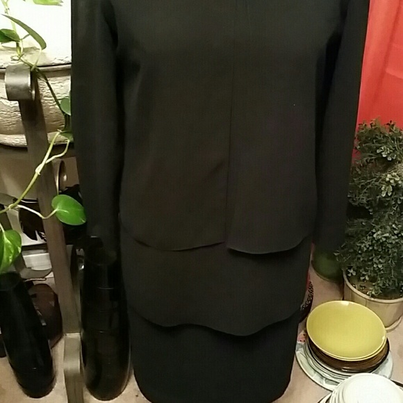 BLACK AFTER DARK DRESS - Picture 2 of 7