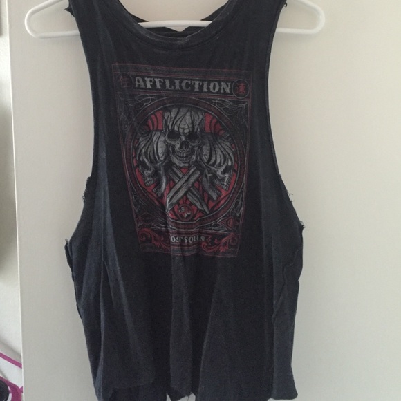 Affliction sideless tank