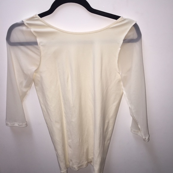 Mesh sleeve top