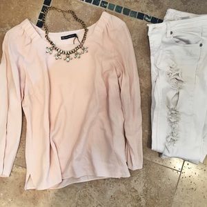 Zara Basic Blush Top