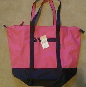 Oversized Samsonite pink tote bag NWT
