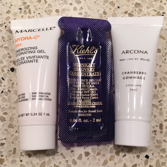 Mix of beauty samples