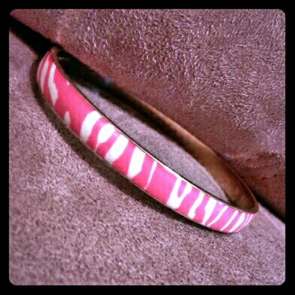 J Crew enamel zebra bangle