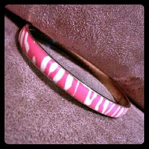 J Crew enamel zebra bangle